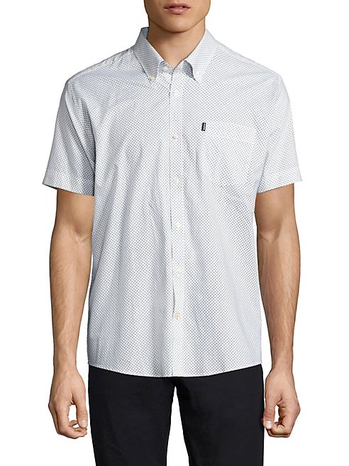 Barbour - Theo Micro Printed Button-Down Shirt