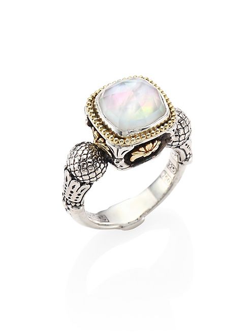 Konstantino - Nemesis Mother-Of-Pearl Doublet Ring