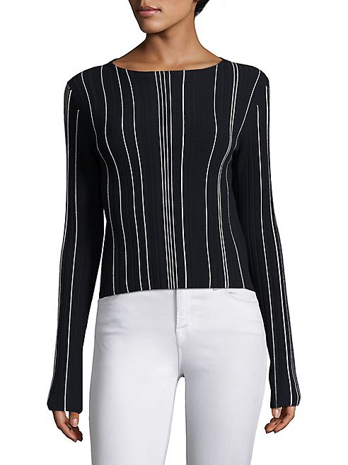 Theory - Hankson Prosecco Striped Blouse