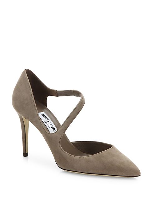 Jimmy Choo - Davos Suede Pumps