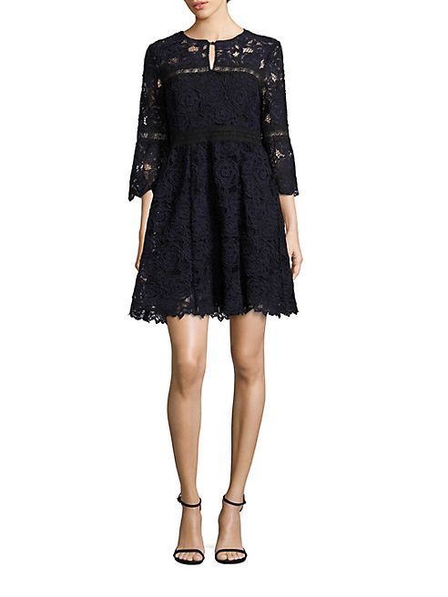 Nanette Lepore - Chiaroscuro Floral Lace Dress