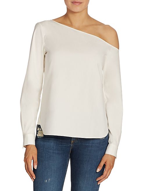 Theory - Ulrika One-Shoulder Top