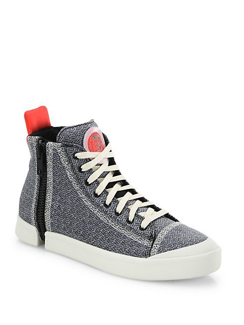 Diesel - Zip-Round Mid-Top Sneakers