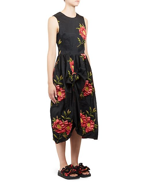 Simone Rocha - Sleeveless Floral Dress