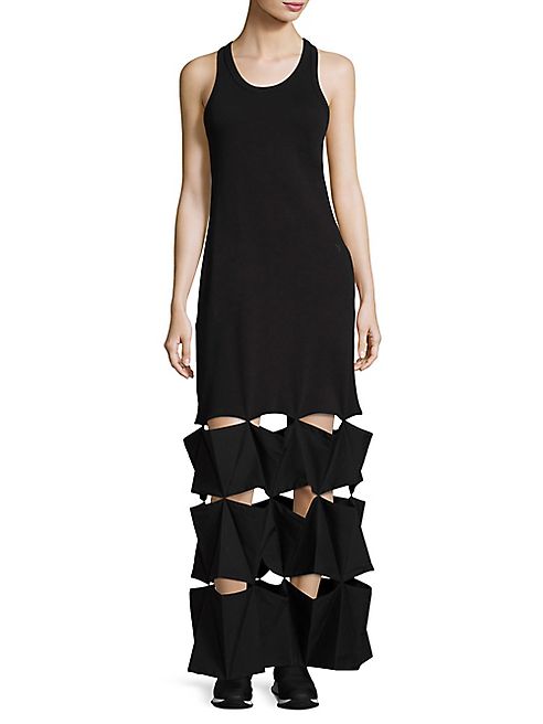 Y-3 - Solid Cropped Dress