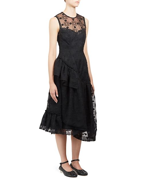 Simone Rocha - Floral Embroidered Dress