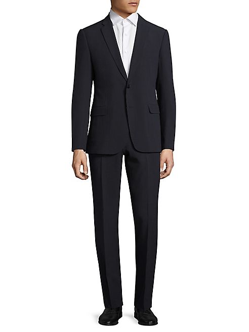 Armani Collezioni - Solid Seersucker Suit