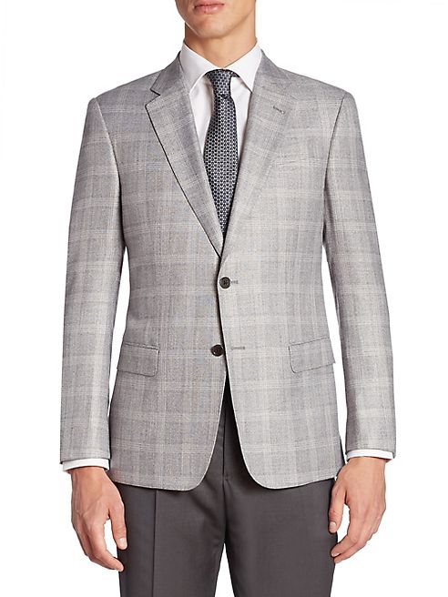 Armani Collezioni - Plaid Regular Fit Jacket