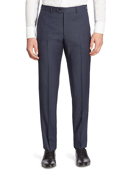 Armani Collezioni - Slim-Fit Virgin Wool Suit Pants