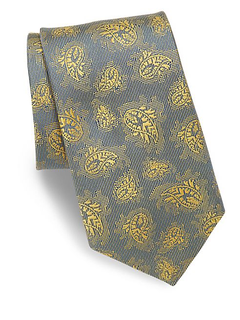 Charvet - Paisley Embroidered Silk Tie