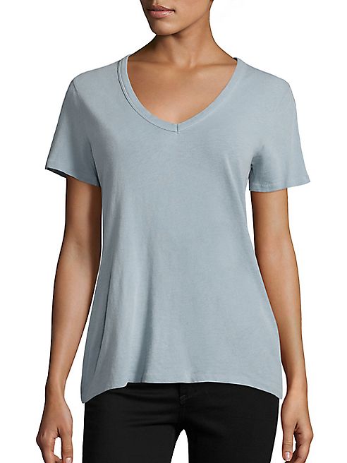 rag & bone/JEAN - Linen V-Neck Tee