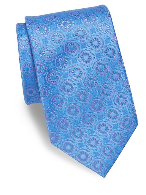 Charvet - Floral Patterned Silk Tie