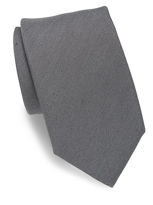 Charvet - Silk & Linen Blend Twill Tie