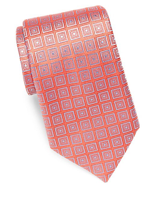 Charvet - Checkered Silk Tie