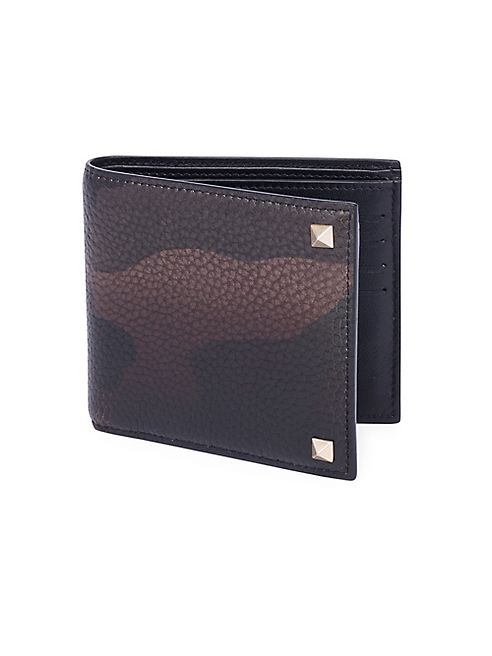 Valentino - Textured Leather Wallet