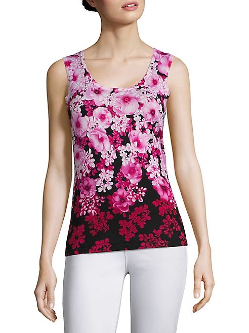 Saks Fifth Avenue Collection - Floral Printed Shell