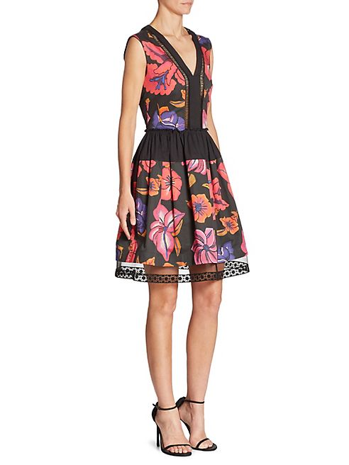 Alberta Ferretti - Sleeveless Floral Dress