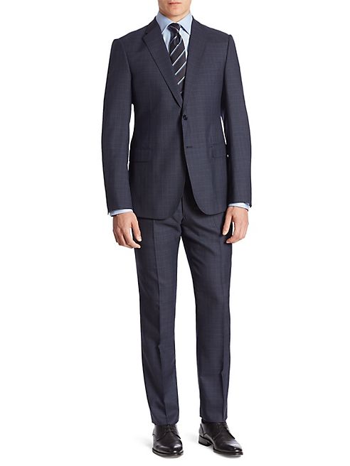 Armani Collezioni - Windowpane Wool Suit