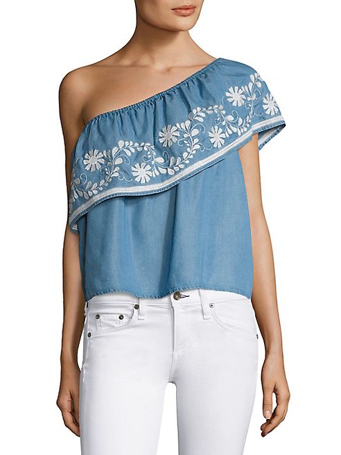 Rebecca Minkoff - Rita One-Shoulder Top