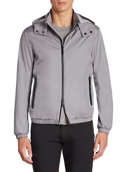 Armani Collezioni - Hooded Long Sleeve Jacket