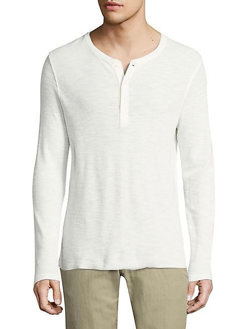 Billy Reid - Hartford Long Sleeve Henley