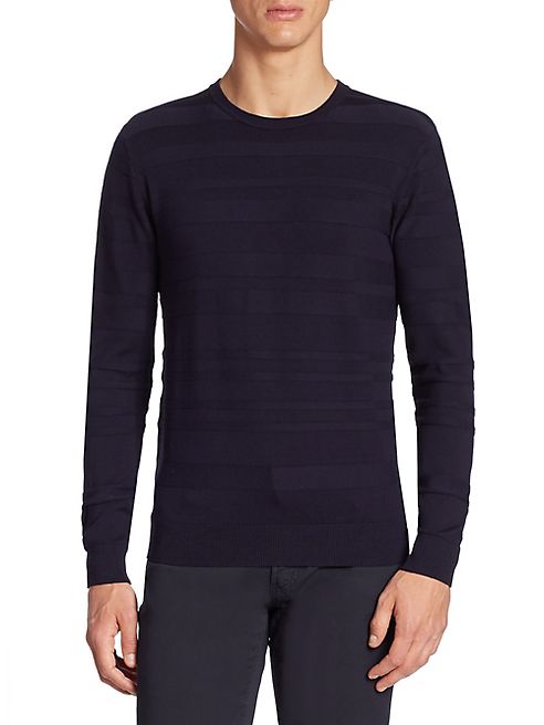 Armani Collezioni - Solid Ribbed Sweater