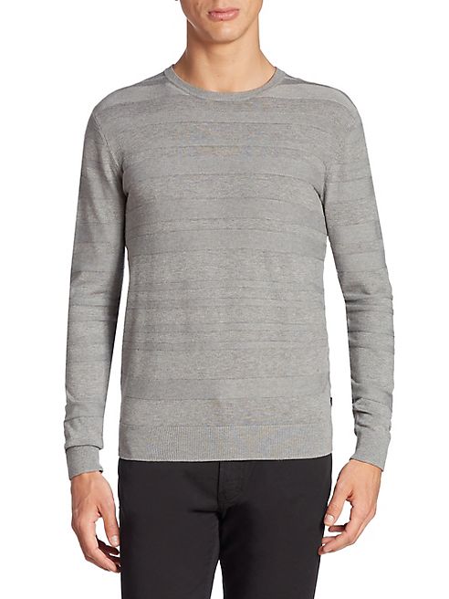 Armani Collezioni - Solid Ribbed Sweater