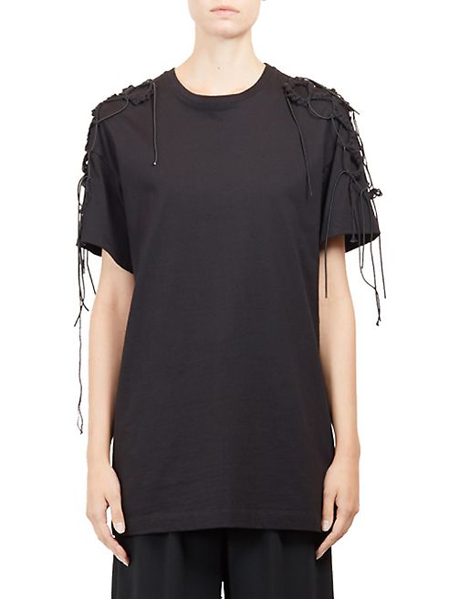 Simone Rocha - Short Sleeve Macramé Top