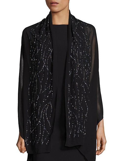 Armani Collezioni - Bead-Embroidered Scarf