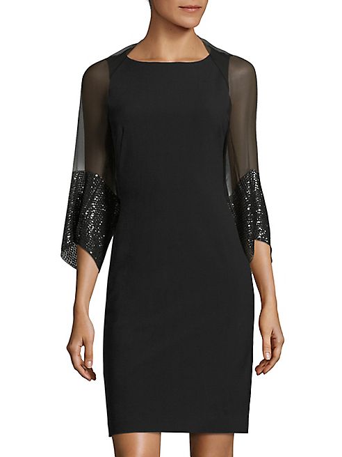 Saks Fifth Avenue Collection - Sequined Silk Shrug