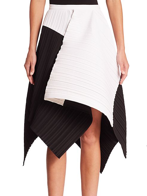 Proenza Schouler - Colorblock Asymmetric Skirt