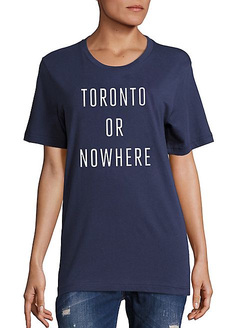 Knowlita - Toronto Or Nowhere Cotton Graphic Tee