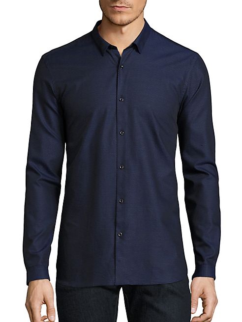 The Kooples - Easy Dots Cotton Shirt