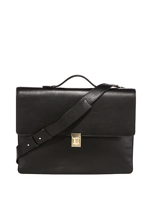 Paul Smith - Concertina Leather Messenger Bag