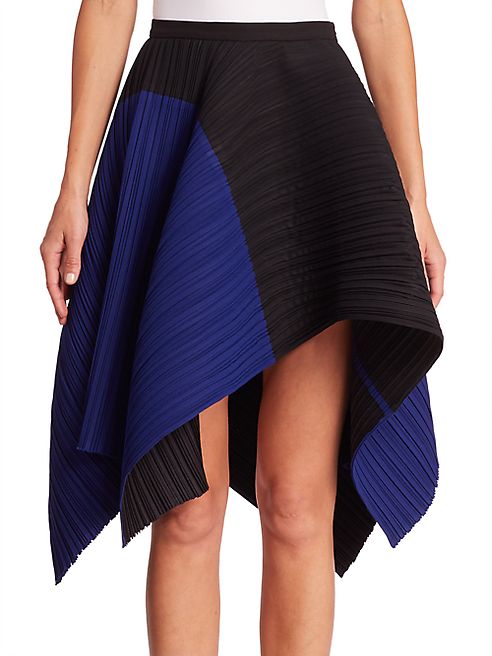 Proenza Schouler - Colorblocked Asymmetrical Skirt