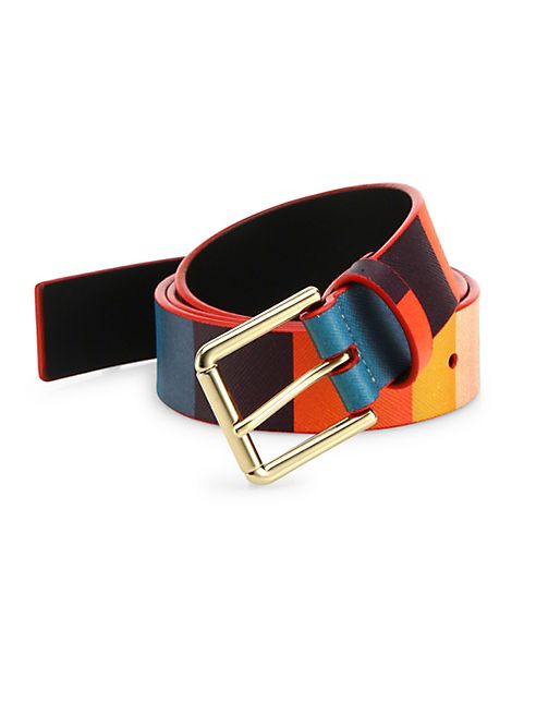 Paul Smith - Multi-Colored Leather Belt