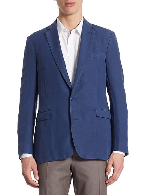 Ralph Lauren - Purple Label Regular-Fit Slub Silk & Linen Sportcoat