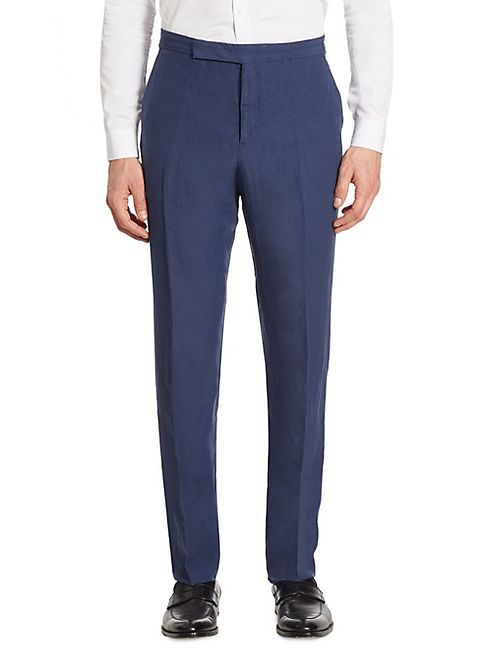 Ralph Lauren - Anthony Classic-Fit Silk & Linen Pants