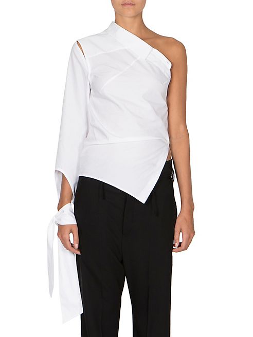 Ann Demeulemeester - One Shoulder Shirt