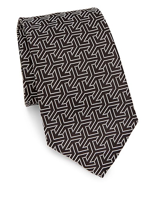 Ralph Lauren - Geometric Jacquard Silk Tie