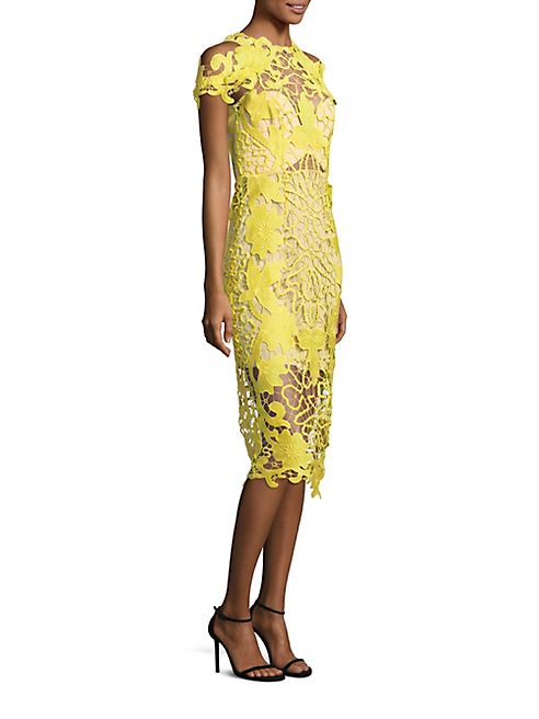 Thurley - Hollyhock Lace Midi Dress