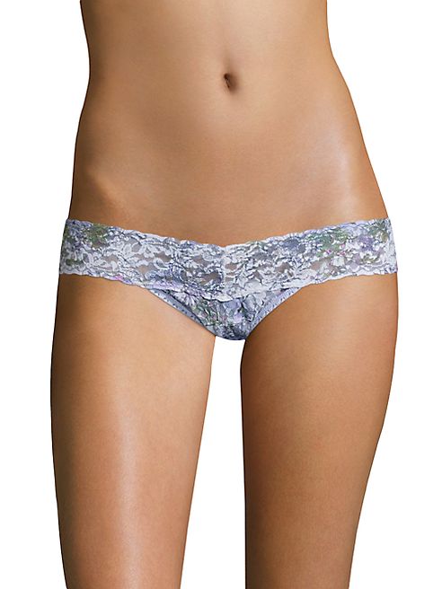 Hanky Panky - Violet Spray Lace Low-Rise Thong