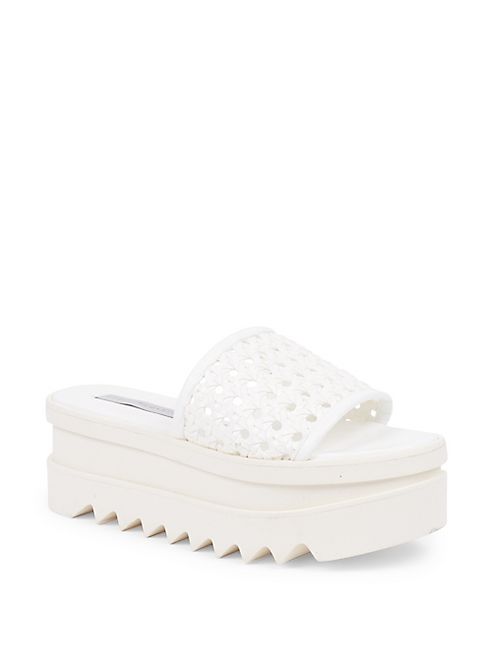 Stella McCartney - Woven Platform Slides