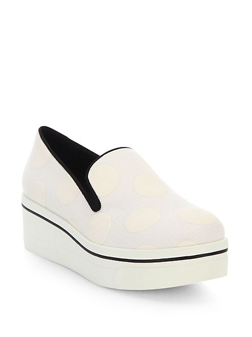 Stella McCartney - Binx Polka Dot Platform Loafers