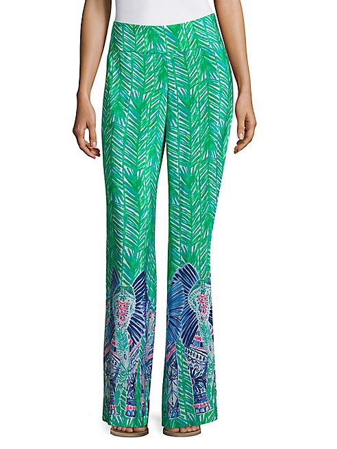 Lilly Pulitzer - Lolani Silk Palazzo Pants