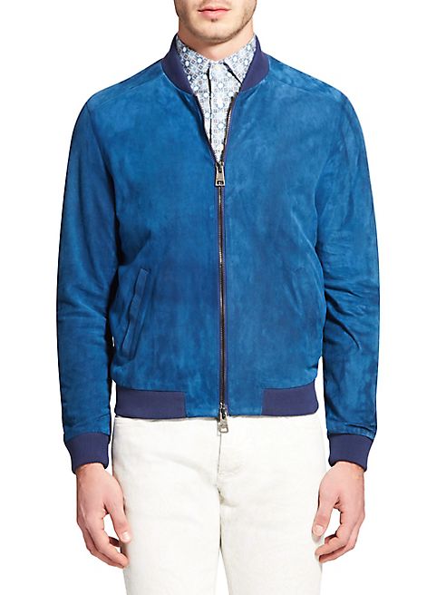 Etro - High Tide Leather Bomber Jacket