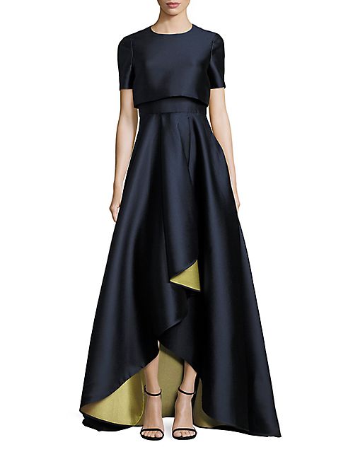 Jason Wu - Short Sleeve Popover Gown