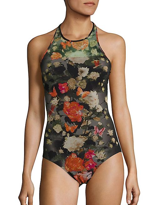 Fuzzi Swim - Farfalla Printed One-Piece Swimsuit