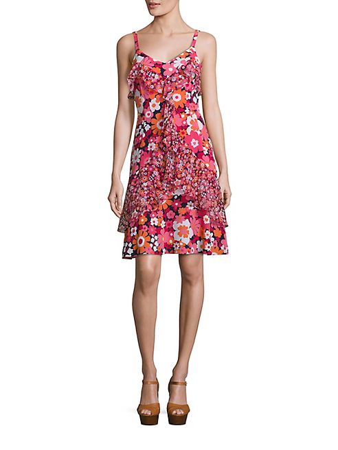 Michael Kors Collection - Floral Silk Dress