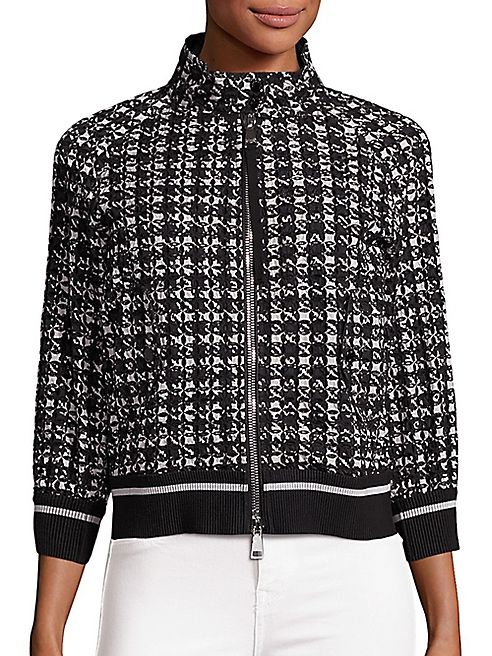 Moncler - Fiadone Tweed Bomber Jacket